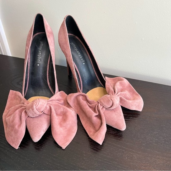 Jeffrey Campbell Pink Bow Heels - Picture 2 of 8